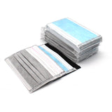 15pcs 4Layer Disposable Non-woven Mask Bacterial Filter Medical Dental Activated Carbon Anti-Dust