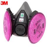 3M 6200 With 2097 Dust Respirator Dust Polishing And Cutting Fiber Welding Fume Organic Gas Activated Carbon Antivirus Mask