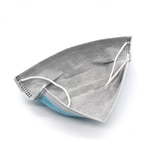 15pcs 4Layer Disposable Non-woven Mask Bacterial Filter Medical Dental Activated Carbon Anti-Dust