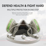 Silicone Gas Mask Half-faced Head-mounted